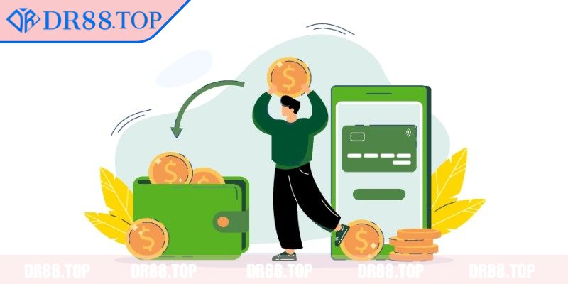 Nạp Rút Tiền dr88 3 3 bước nạp rút tiền DR88 dễ dàng thực hiện